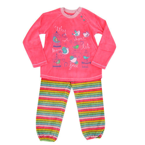 Boboli Soft Girls 2pc Velour Lounge Set