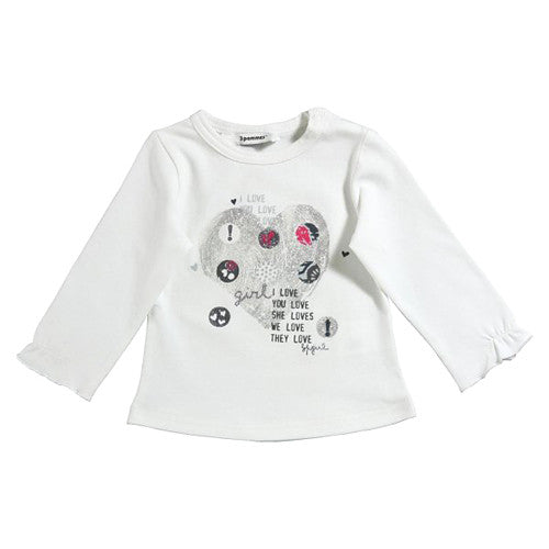 NEW 3 Pommes *Color* Girls Long Sleeve Tee