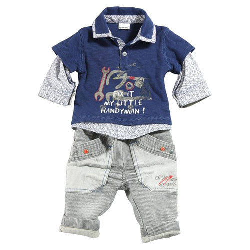 NEW 3 Pommes *Handyman* Boys 2pc Set