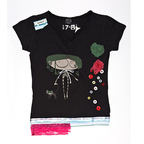 Desigual *Atun* Girls Short Sleeve Top