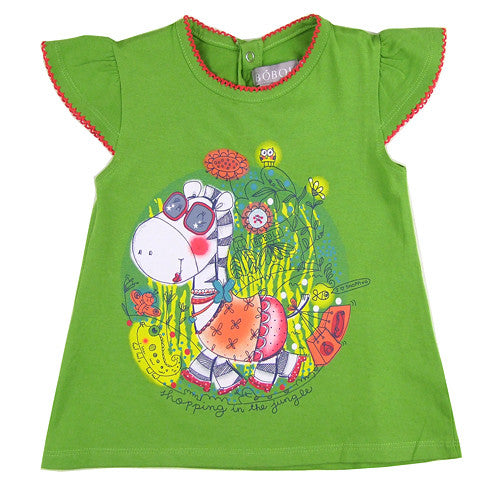 Boboli *Gigi* Girls Short Sleeve Top