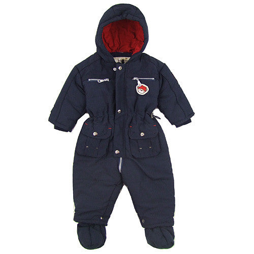 Red Action Baby Boy 1pc Winter Snowsuit