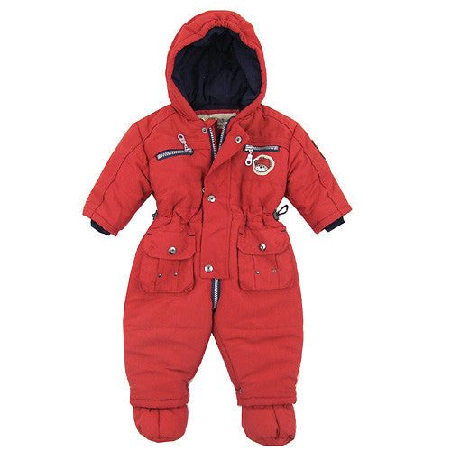 Red Action Baby 1pc Winter Snowsuit