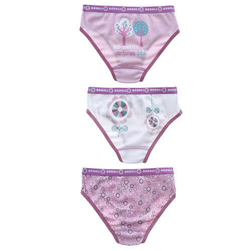 Boboli *Flower2* Girls 3pk Underwear Set