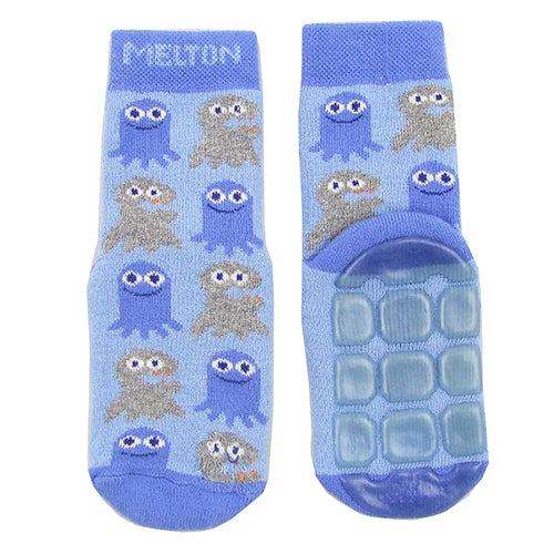 MELTON "Otto" Boys (toddler/little kids/big kids) Slipper Socks /Moccasins.