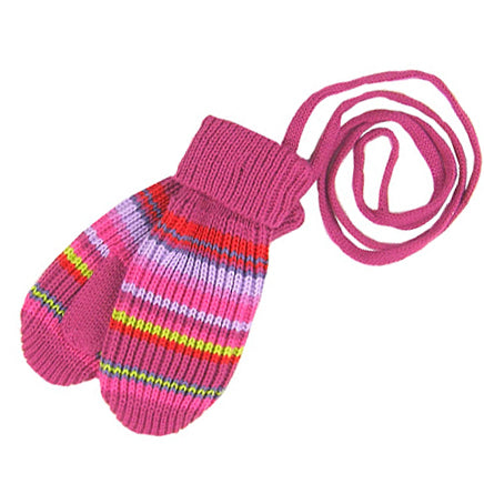Stylish MP Hempels Girls ( baby/little kids) Winter Mittens with Strings.