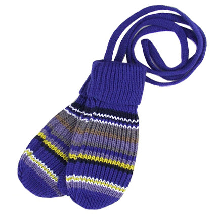 MP Hemples Baby Boy Winter Mittens with Strings