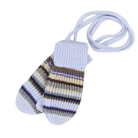 MP Hemples Baby Boy Cotton Winter Mittens with Strings